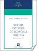 Nuevos estudios de economía política