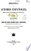 Obras escogidas del Padre Fray Benito Jerónimo Feijoo y Montenegro