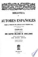 Obras publicadas é inéditas de D. Gaspar Melchor de Jovellanos