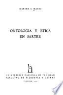 Ontología y ética en Sartre