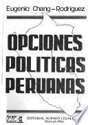 Opciones políticas peruanas