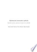 Optimización matemática aplicada. Enunciados, ejercicios y aplicaciones del mundo real con MATLAB