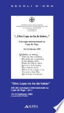 Otro Lope no ha de haber - Volume 1°