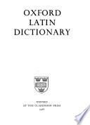 Oxford Latin Dictionary