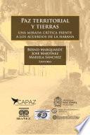 Paz territorial y tierras