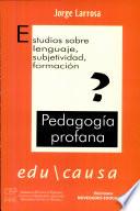 Pedagogía profana