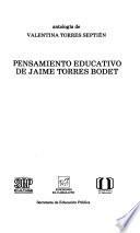 Pensamiento educativo de Jaime Torres Bodet