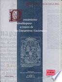 Pensamiento novohispano a través de los encuentros nacionales