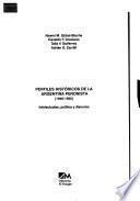 Perfiles históricos de la Argentina peronista (1946-1955)