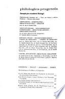 Philologica Pragensia