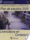Plan de Estudios 2005. Licenciatura en Contaduria