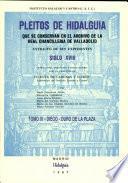 Pleitos de hidalguía que se conservan en el Archivo de la Real Chancillería de Valladolid: Diego-Duro de la Plaza