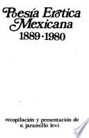 Poesía erótica mexicana, 1889-1980