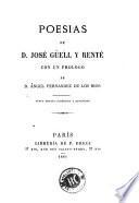 Poesias de D. José Güell y Renté