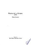 Poesías de la guerra (1937)