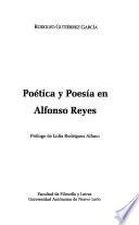 Poética y poesía en Alfonso Reyes