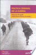 Política criminal de la guerra