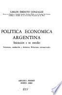 Política económica argentina: iniciación a su estudio