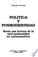 Política y posmodernidad