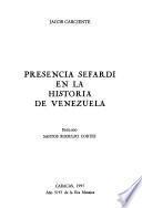 Presencia sefardí en la historia de Venezuela