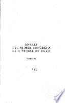 Primer Congreso de historia de Cuyo