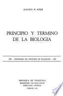 Principio y término de la biología