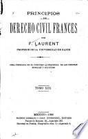 Principios de derecho civil frances