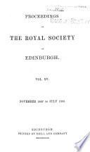 Proceedings of the Royal Society of Edinburgh