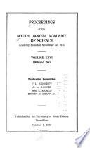 Proceedings of the South Dakota Academy of Science