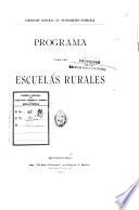 Programa para las escuelas rurales