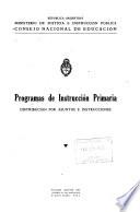 Programas de instrucción primaria