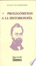 Prolegómenos a la historiosofía