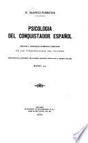 Psicología del conquistador español