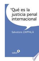 Qué es la justicia penal internacional