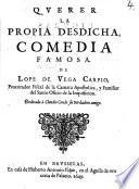 Querer la propria desdicha