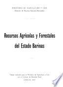 Recursos agrícolas y forestales del Estado Barinas