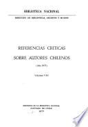 Referencias críticas sobre autores chilenos