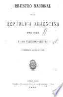 Registro nacional de la República Argentina