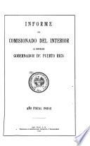 Report of the Commissioner of the Interior