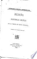 Reseña histórico-crítica de la poesía en Santo Domingo