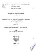 Revisión taxonómica y tipificación de las plantas jurásicas colectadas y estudiadas por Wieland (1914) en la region de El Consuelo, Oaxaca
