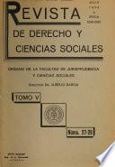 Revista de derecho y ciencias sociales