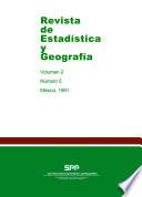 Revista de estadística y geografía 1981. Volumen 2, número 5