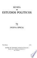 Revista de estudios políticos