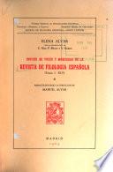 Revista de filología española