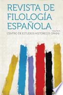 Revista de Filología Española