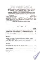 Revista de filología española