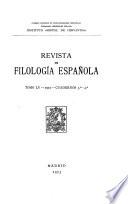 Revista de filología española