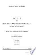 Revista de medicina veterinaria y parasitologia