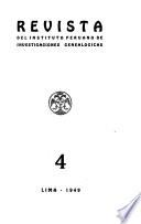 Revista del Instituto Peruano de Investigaciones Genealógicas